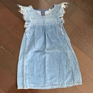 Lightweight designer denim dress 💙 (1a)